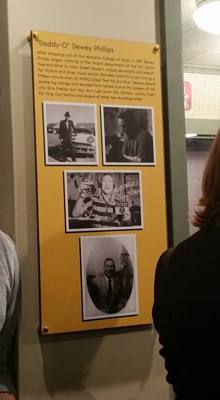 Sun Studio...where Elvis was discovered and recorded until his contract was sold to RCA for about $35,000.