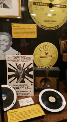 Sun Studio...where Elvis was discovered and recorded until his contract was sold to RCA for about $35,000.