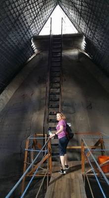 Lots of ladders and steps in this place.   Whew!  Super beautiful though.