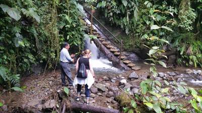 Raise your hand if you hiked the jungles of Ecuador today. Our guide said he's been doing this for 16 years and we're o