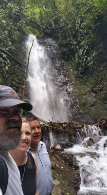Raise your hand if you hiked the jungles of Ecuador today. Our guide said he's been doing this for 16 years and we're o