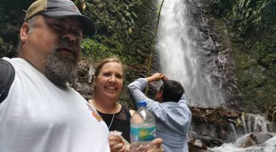 Raise your hand if you hiked the jungles of Ecuador today. Our guide said he's been doing this for 16 years and we're o