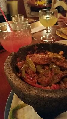 Gotta get the prickly pear margaritas and molcajate when you come to Tucson.