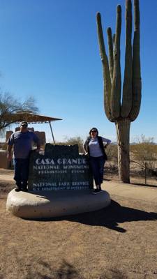 Casa Grande National Monument.  Pretty interesting history around this.