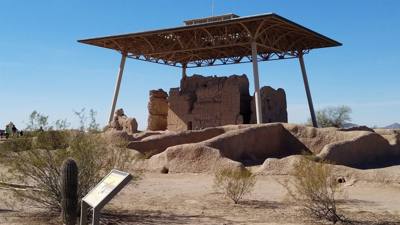 Casa Grande National Monument.  Pretty interesting history around this.