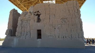 Casa Grande National Monument.  Pretty interesting history around this.