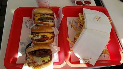 My first In-N-Out experience.  Not too shabby.