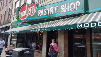 When you're at North End in Boston you have to get a cannoli