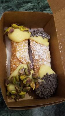 When you're at North End in Boston you have to get a cannoli