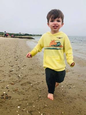 Avery loves the ocean