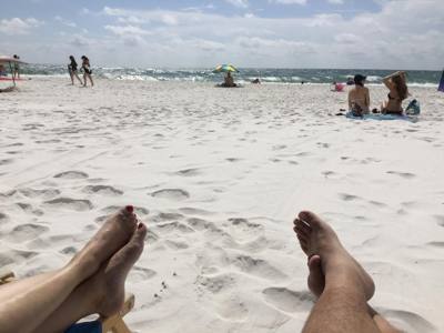 Beach day with the fam...