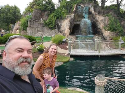 Mini golf at Pirate Cove is always a blast.  Last time we went to Pirates Cove was in West Yarmouth.