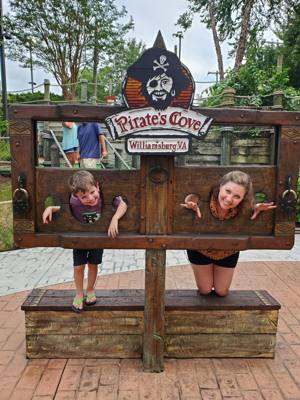 Mini golf at Pirate Cove is always a blast.  Last time we went to Pirates Cove was in West Yarmouth.