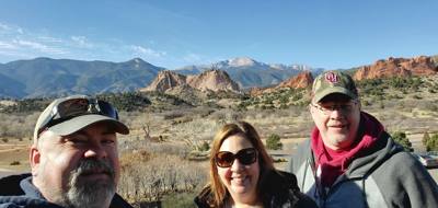 Really beautiful here.  A little hike to earn our lunch calories.