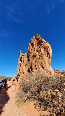 Really beautiful here.  A little hike to earn our lunch calories.