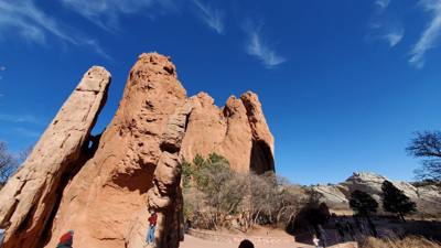 Really beautiful here.  A little hike to earn our lunch calories.