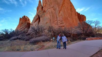 Really beautiful here.  A little hike to earn our lunch calories.