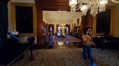 Today's morning cultural excursion was the Iolani Palace. Quick bit of trivia... Hawaii is the only state that has had