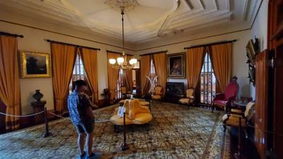 Today's morning cultural excursion was the Iolani Palace. Quick bit of trivia... Hawaii is the only state that has had