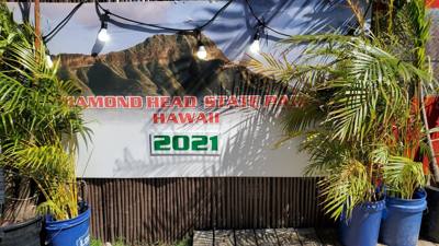 A hike up Diamond Head to get the day started.