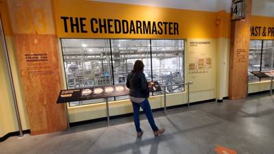 Hard to pass up a shot at ice cream.  This is the Tillamook Creamery.  It's was pretty good but Julie and I agreed the B