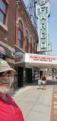 "And I guess that was your accomplice in the woodchipper?" We got to Fargo today.  Interesting place. The theater looked