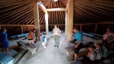 One of a couple Indian villages we visited today.  Learned a few new things today.