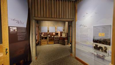 The Lewis and Clark Interpretive Center was the last stop yesterday.  Coolest thing here was the Lewis Air Rifle.  Watch