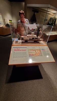 We started the morning off today with the Missouri Yellowstone Confluence Interpretive Center. The water is so shallow h