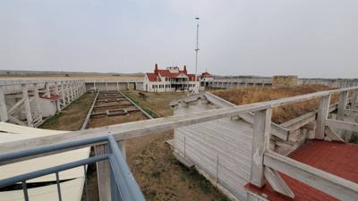 Our other stop today was at Fort Union. This one looks much more like what you would expect a fort to look like. The oth