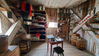 Our other stop today was at Fort Union. This one looks much more like what you would expect a fort to look like. The oth