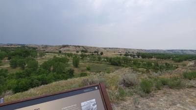 We left Williston North Dakota to head for the south unit of the Theodore Roosevelt National Park. Tonight we're staying
