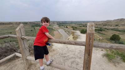 We left Williston North Dakota to head for the south unit of the Theodore Roosevelt National Park. Tonight we're staying