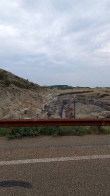 We left Williston North Dakota to head for the south unit of the Theodore Roosevelt National Park. Tonight we're staying