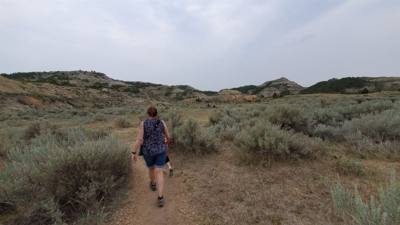 We left Williston North Dakota to head for the south unit of the Theodore Roosevelt National Park. Tonight we're staying