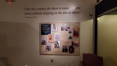 Chateau De Mores.  This guy pretty much started the town of Medora.  Started a beef business which did pretty good until