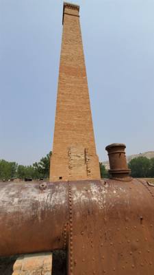 This was the De Mores Packing Plant.  This was central to the beef industry here.