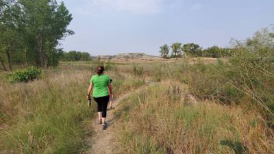 A quick hike in the morning in Sully Creek State Park to get the juices flowing.