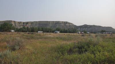 A quick hike in the morning in Sully Creek State Park to get the juices flowing.