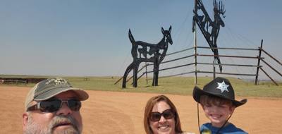 The Enchanted Highway was without a doubt the biggest surprise excursion this trip.  I'm glad we didn't ignore the signs