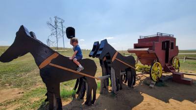 The Enchanted Highway was without a doubt the biggest surprise excursion this trip.  I'm glad we didn't ignore the signs
