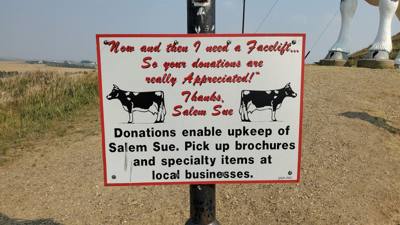 Salem Sue was right by the highway so why not...