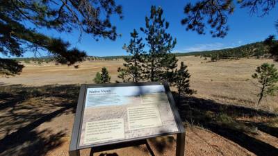 A visit to the Florissant Fossil Beds National Monument.  The visitor center was closed but we got to hike around the pa