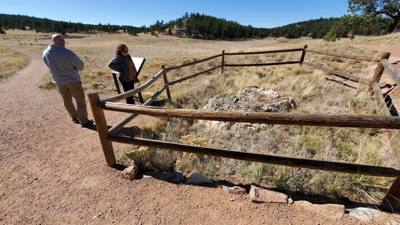 A visit to the Florissant Fossil Beds National Monument.  The visitor center was closed but we got to hike around the pa