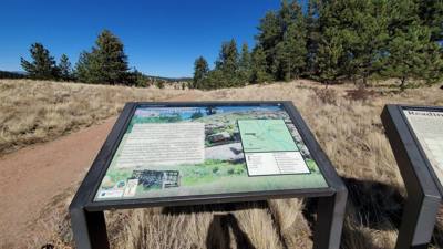 A visit to the Florissant Fossil Beds National Monument.  The visitor center was closed but we got to hike around the pa