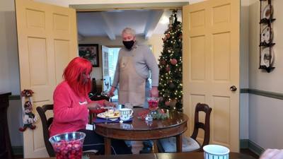 Another outstanding breakfast from Bob and Debbie at Miller-Dunham House Bed and Breakfast. Since I'm not really into t
