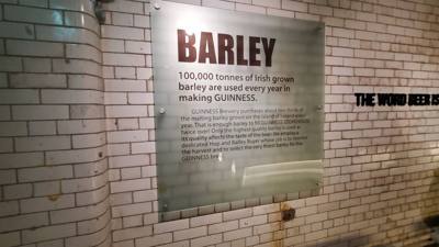 Took a tour of the Guinness Storehouse.  Free beer what?