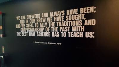 Took a tour of the Guinness Storehouse.  Free beer what?