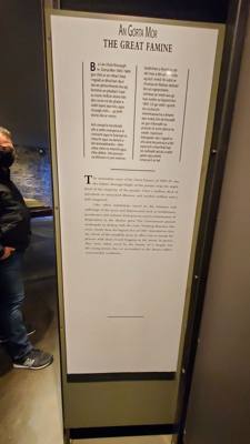 The second half of the tour to the Kilmainham Gaol was a fantastic museum. The museum is set up in 2 sections: pre and p