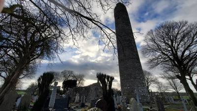 Interesting stop on the way to Belfast today. A Monastic site. Learned something new about the Celtic Cross. Apparent